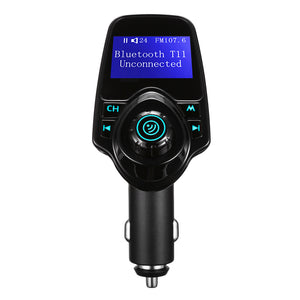Quelima T11 Bluetooth Hands-free Car Kit Launcher with MP3 Music Player, FM Transmitter