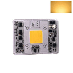 ZHAOYAO AC110-220V 50W COB LED Dimmable LED Lamp Integrated Light Source Warm White Light