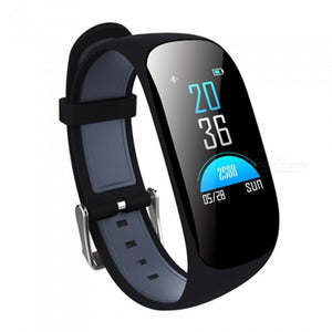 Z17C IP67 Waterproof Smart Bracelet with Heart Rate Monitor, Blood Oxygen, GPS - Black