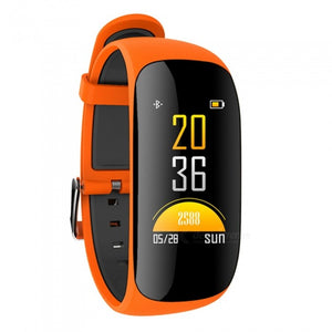 Z17C IP67 Waterproof Smart Bracelet with Heart Rate Monitor, Blood Oxygen, GPS - Orange