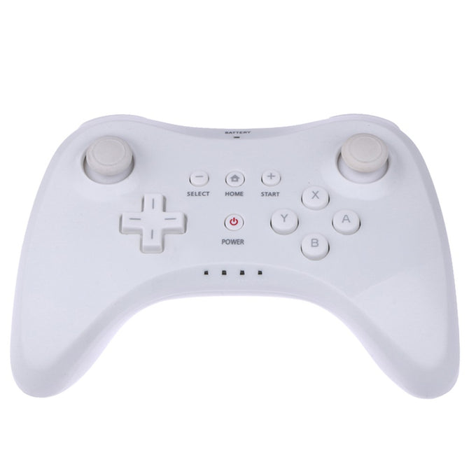 Black/White Wireless Bluetooth Classic Pro Controller Gamepad With USB Cable For Nintendo For Wii U White