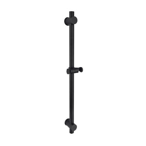 SBH156B SUS304 Stainless Steel Metal Shower Sliding Bar with Height Adjustable for Bathroom - Black