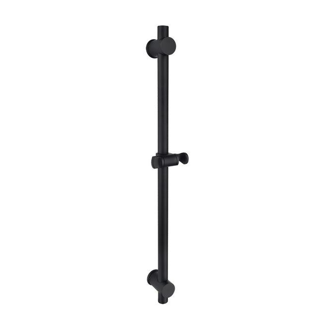 SBH156B SUS304 Stainless Steel Metal Shower Sliding Bar with Height Adjustable for Bathroom - Black