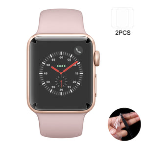 Hat-Prince TPU Film Screen Protector for Apple Watch Series 1/2/3 38mm (2 PCS)