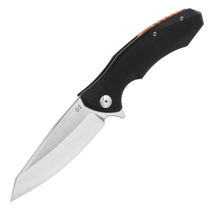 FURA ¡¤ GEAR G10(Handle) + D2 Steel(Blade) Folding Knife - Black