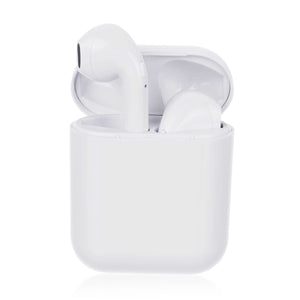 i8X Mini TWS Portable Wireless Bluetooth Binaural Music Headset Earphone with Charging Box - White