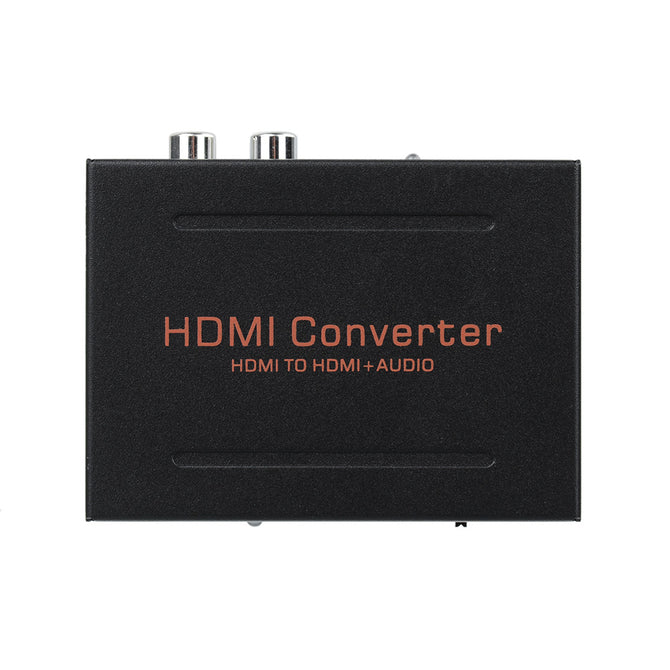 HDMI to HDMI + Audio (SPDIF + L/R) Converter - Black