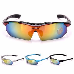 Sunglasses 0818 Road Cycling Glasses Mountain Bike Bicycle Riding Protection Goggles Eyewear Sun Glasses Black/One Size/Multi