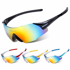 Outdoor Bike Riding Sunglasses Travel Walking Reflective Sun Shade Sunglasses Road Cycling Glasses Protection Goggles Sky Blue/One Size/Multi