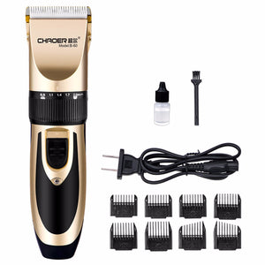 Professional Baby Hair Clipper Trimmer Ceramic Head Cutting Low Noise Infant Precision Clipper Kids Barber Hair Cutting Gold