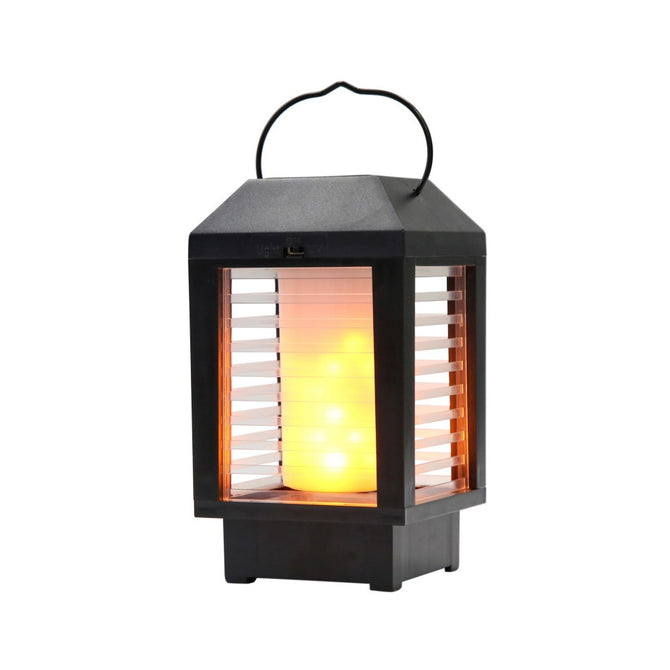 Flame Wall Lamp Led Wall Lamp Garden Flame Lamp Landscape Lamp Outdoor Waterproof Lawn Torch Light Charging +18650 Dual Yellow
