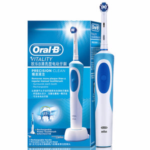 OralB D12 Waterproof Electric Tooth Brush, Rotation Type Wireless Rechargeable Electric Toothbrush Blue