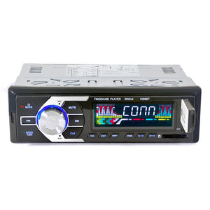 12V Car Radios MP3 Player In-Dash Bluetooth + Microphone Hands-free Car Radio 1066 Black