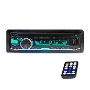 12V Car Radios MP3 Player In-Dash Bluetooth + Microphone Hands-free Car Radio 7003 Black