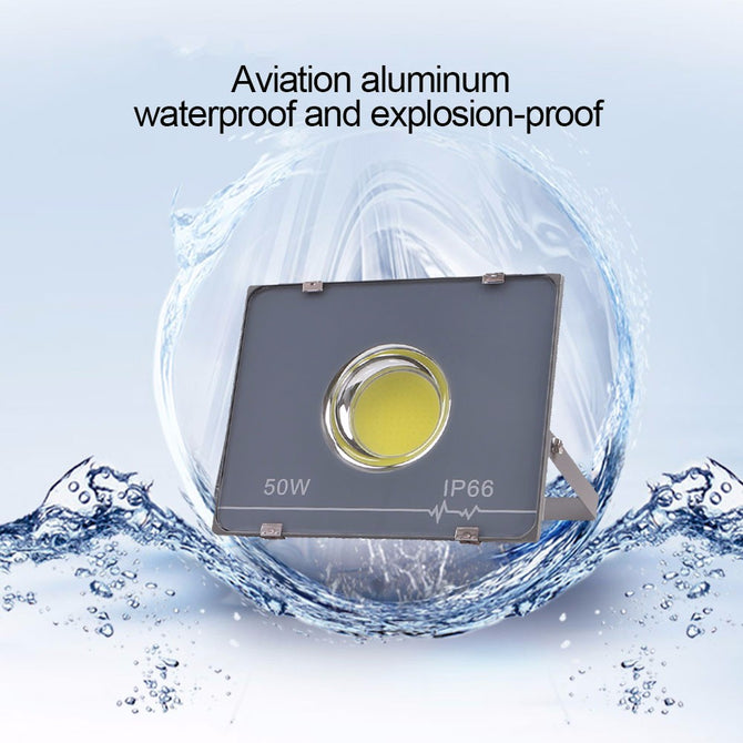 Ultrathin 50W AC165-265V LED Flood Light Outdoor Waterproof LED Floodlight White Light White/100W