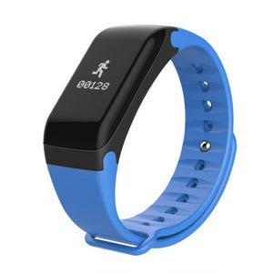 VRrobot F1S Color Screen Smart Wristband Bracelet Watch - Blue
