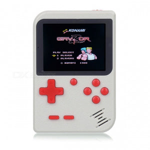 Mini Handheld Game Console, 8Bit 2.8 Inches Color LCD Game Player w/ Built-in 168 Games - White