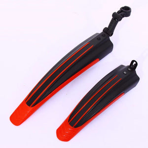 2Pcs Bicycle Mudguard Mountain Bike Fenders Set Mud Guards Bicycle Mudguard Wings For Bicycle Front/Rear Fenders White