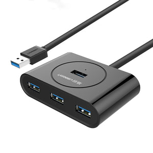 Ugreen USB HUB 3.0 External 4 Port USB Splitter Micro USB Power Port For IMac Computer Laptop Accessories HUB USB 3.0 White