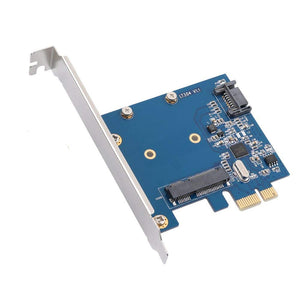 PCIe To MSATA SSD & SATA3.0 Combo Expansion Card, PCI Express Controller Mini SATA SSD Adapter