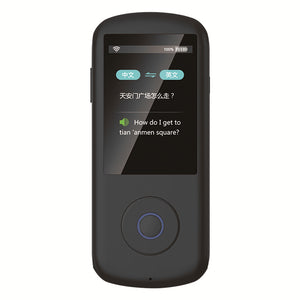 Maikou A8 2.4" Portable Translator, Real Time Instant Smart Voice Translator - Black