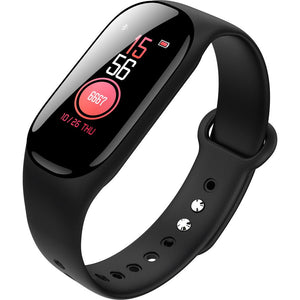 Color Screen B40 Bluetooth Smart Bracelet / Heart Rate / Blood Pressure / Blood Oxygen / Fatigue Monitoring / Health APP - Black