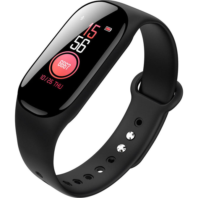 Color Screen B40 Bluetooth Smart Bracelet / Heart Rate / Blood Pressure / Blood Oxygen / Fatigue Monitoring / Health APP - Black