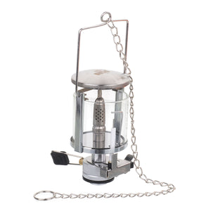 OUT-D T5 550W Mini Portable Single Mantle Butane Gas Lantern with Hanging Chain for Camping