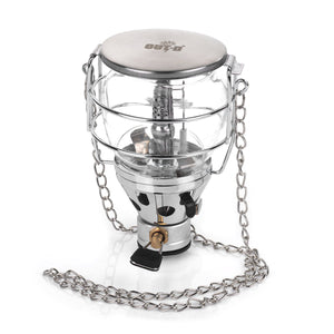 OUT-D T4 720W Mini Portable Single Mantle Butane Gas Lantern with Hanging Chain for Camping
