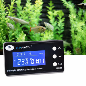 DTC-120 Digital Temperature Controller Aquarium Temperature Control Pet Crawler Insert Fish Moisture Mete