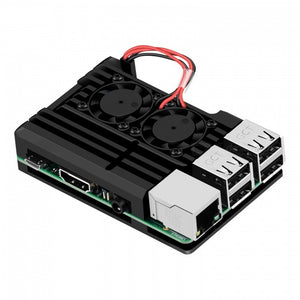 New 2018 Raspberry Pi Armor Case Kit with Dual Fan Design (No Pi)