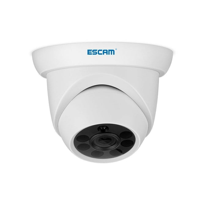 ESCAM QH001 ONVIF H.265 1080P P2P IR Dome IP Camera with Smart Analysis Function - EU Plug
