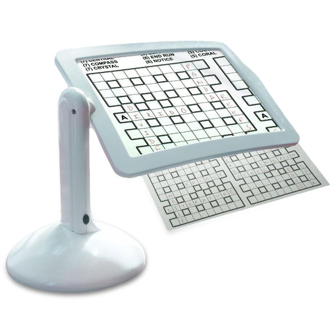 LED Screen Magnifier Desktop Magnifier for Reading - White