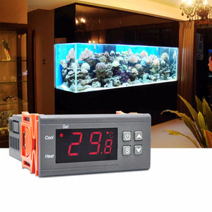 STC-1000+ Upgraded RC-316M 230V 10A Digital Temperature Controller Regulator Thermostat With Cool Heat Auto Switch Grey