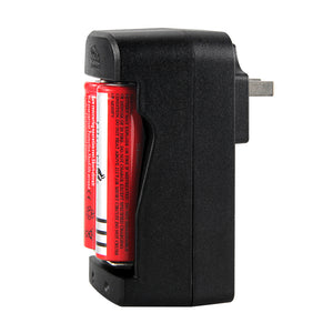 US Plug Double Sot 18650 Electronic Cigarette Flashlight RCR123A Universal Charger