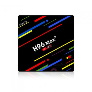 H96 MAX+ Android 8.1 smart TV box EVEDTV Rockchip RK3328 Quad-core 4GB RAM 32 ROM 4K 2.4g WiFi Box US Plug