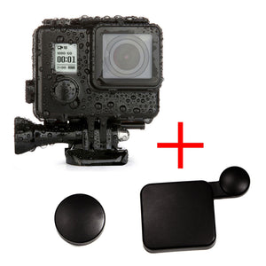 XSUNI Black Waterproof Enclosure Case Underwater Diving Shell Box with Protective Cover for GoPro Hero 3+ 4