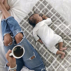 Newborn Baby Spring And Autumn Cotton Clothes Baby Jumpsuit Gray/12M