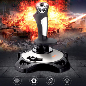 PXN 2113 Thunder Pro Game Flight Simulator Joystick Flight Game Rocker Controller Flight Stick Bar Vibration Gaming Joys
