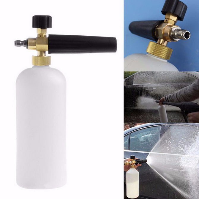 Car Washer Foam Gun High Pressure Snow Foamer Water Gun Car Cleaning Snow Foam Lance Water Gun Cleaning Tool White