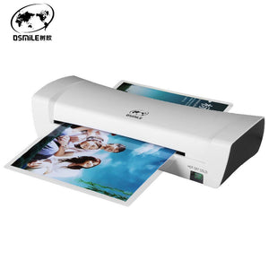SL200 A4 Hot And Cold Laminating Machine Document Photo Paper Cards Picture Painting Laminator For Home Office EU