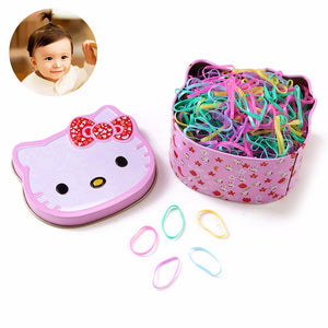 Korean Children\'s Hair Accessories Baby Girl Small Hair Ring Rubber Band Multi