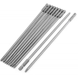 BTOOMET 200mm Length PH2 Magnetic 4.5mm Phillips Head Screwdriver Bits (10 PCS)