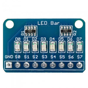 OPEN-SMART Common Cathode 8Bit 8x LED Bar Marquee LED Display Module w/ 4 Kinds of Color for Arduino