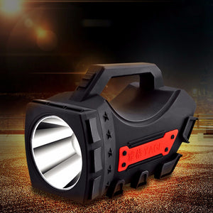 YAGE YG-5707 CREE Portable Light Led Spotlights Camping Flashlight Portable Spotlight Handheld Spotlight Light 4000mAh Cold White/Black