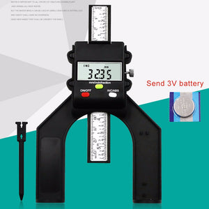 Professional Woodworking Electronic Digital Depth Gauge 0-80mm Woodworking Digital Depth Gauges Digital Calipers Black
