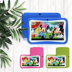 Portable Cute 7 Inches Kids Tablet PC, Children Learning Computer With 512MB RAM, 4GB ROM Blue