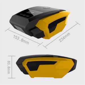 New 120W Car Tire Inflator, 40L/min DC12V Electric Car Air Compressor Pump, Inflatable Pump With Indicator - 22 Cylinder Black