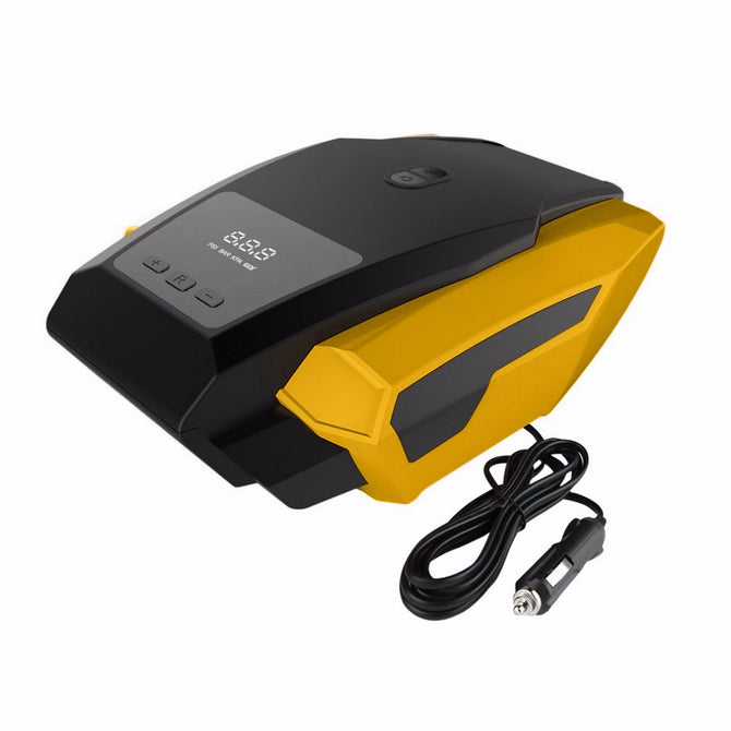 New 120W Car Tire Inflator, 40L/min DC12V Electric Car Air Compressor Pump, Digital Inflatable Pump - 22 Cylinder Black