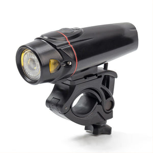 Portable USB Rechargeable Smart Sensor Bicycle Light, Intelligent Induction Night Cycling Front Rear Light Taillight Black